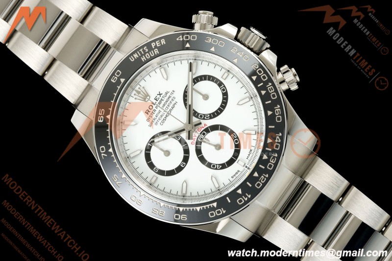 Rolex - Daytona 126500LN 40mm CER 904L SS/SS White ARF SH4131 | 롤렉스 - 데이토나 126500LN 40mm CER 904L SS/SS 화이트 ARF SH4131