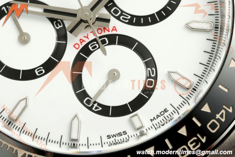 Rolex - Daytona 126500LN 40mm CER 904L SS/SS White ARF SH4131 | 롤렉스 - 데이토나 126500LN 40mm CER 904L SS/SS 화이트 ARF SH4131