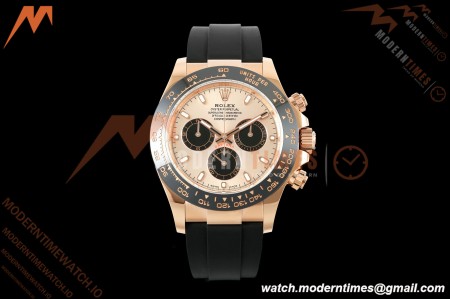 Rolex - Daytona 116515LN 40mm RG/RU Champ/Blk/Stk EWEF SH4130 | 롤렉스 - 데이토나 116515LN 40mm RG/RU 챔프/블랙/스틸 EWEF SH4130