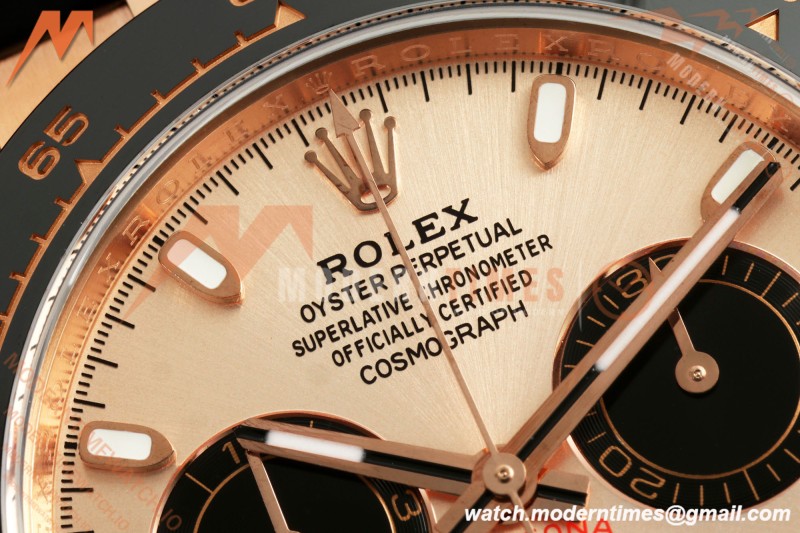 Rolex - Daytona 116515LN 40mm RG/RU Champ/Blk/Stk EWEF SH4130