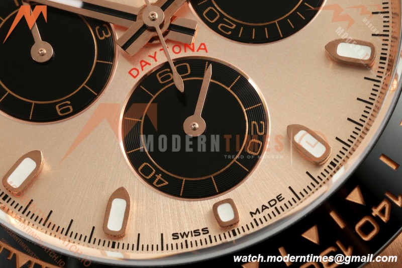Rolex - Daytona 116515LN 40mm RG/RU Champ/Blk/Stk EWEF SH4130