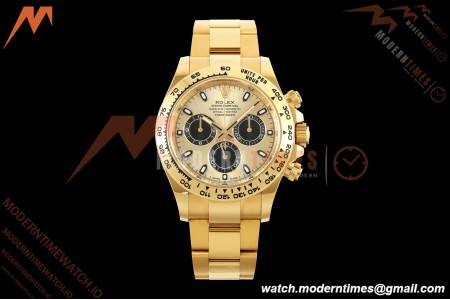 Rolex - Daytona 116508 40mm 904L YG/YG Gold/Blk/Stk ARF DD4131 | 롤렉스 - 데이토나 116508 40mm 904L YG/YG 골드/블랙/실버 ARF DD4131