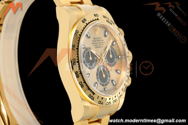 Rolex - Daytona 116508 40mm 904L YG/YG Gold/Blk/Stk ARF DD4131