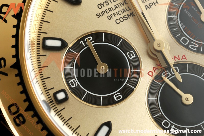 Rolex - Daytona 116508 40mm 904L YG/YG Gold/Blk/Stk ARF DD4131