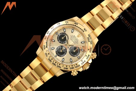 Rolex - Daytona 116508 40mm 904L YG/YG Gold/Blk/Stk ARF DD4131