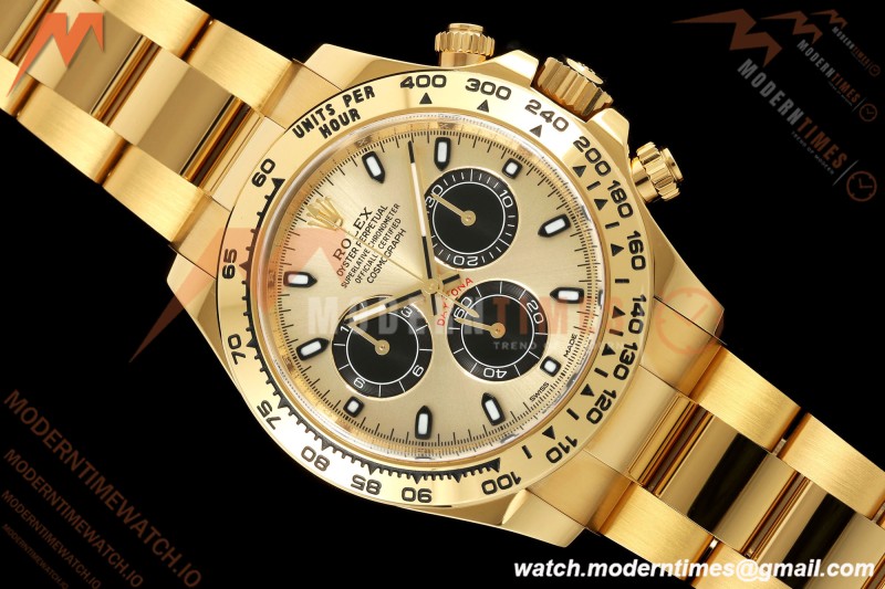 Rolex - Daytona 116508 40mm 904L YG/YG Gold/Blk/Stk ARF DD4131