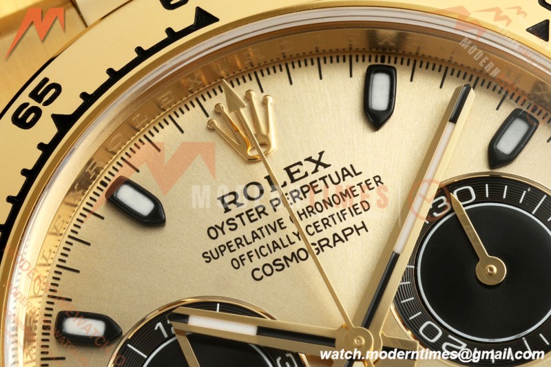 Rolex - Daytona 116508 40mm 904L YG/YG Gold/Blk/Stk ARF DD4131
