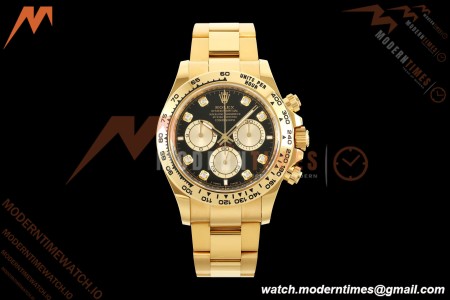 Rolex - Daytona 126508 40mm 904L YG/YG Blk/Gold/Dia ARF DD4131