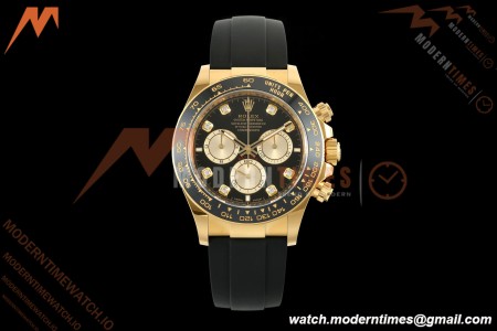 Rolex - Daytona 126518 40mm 904L Ceramic YG/RU Blk/Gold/Dia ARF DD4131