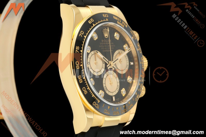 Rolex - Daytona 126518 40mm 904L Ceramic YG/RU Blk/Gold/Dia ARF DD4131 | 롤렉스 - 데이토나 126518 40mm 904L 세라믹 YG/RU 블랙/골드/직경 ARF DD4131