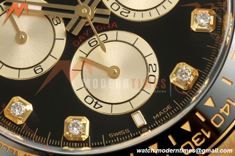 Rolex - Daytona 126518 40mm 904L Ceramic YG/RU Blk/Gold/Dia ARF DD4131 | 롤렉스 - 데이토나 126518 40mm 904L 세라믹 YG/RU 블랙/골드/직경 ARF DD4131