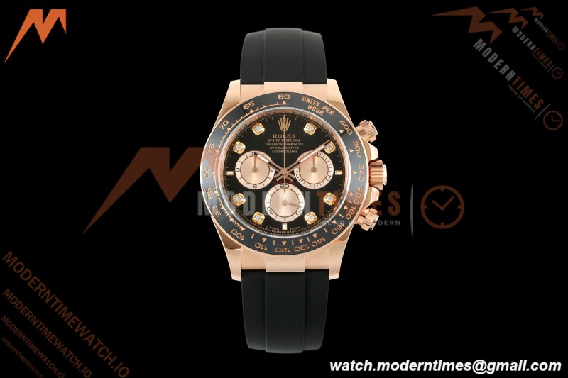 Rolex - Daytona 126515LN 40mm 904L Ceramic RG/RU Black/Dia ARF DD4131 | 롤렉스 - 데이토나 126515LN 40mm 904L 세라믹 RG/RU 블랙/직경 ARF DD4131