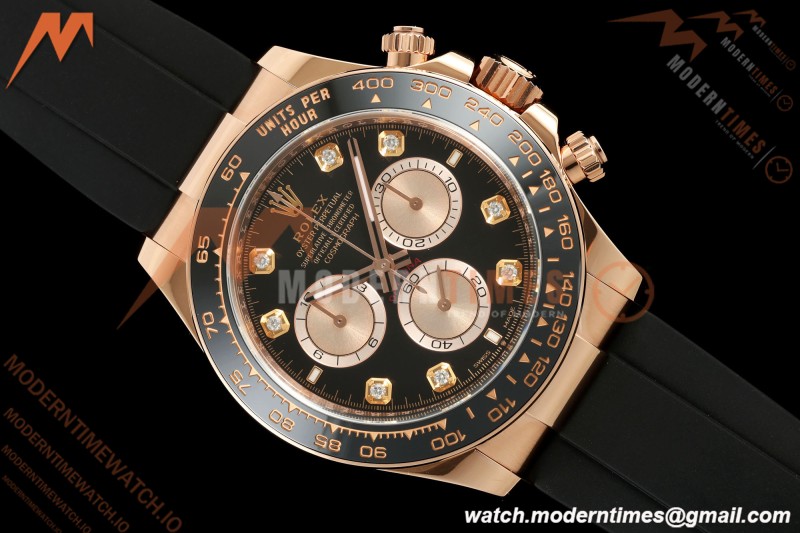 Rolex - Daytona 126515LN 40mm 904L Ceramic RG/RU Black/Dia ARF DD4131 | 롤렉스 - 데이토나 126515LN 40mm 904L 세라믹 RG/RU 블랙/직경 ARF DD4131