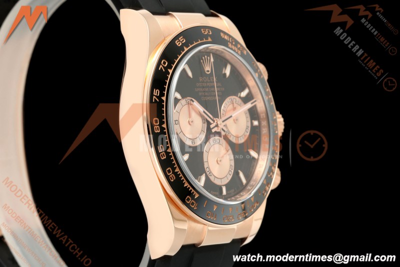 Rolex - Daytona 126515LN 40mm 904L Ceramic RG/RU Black/Stk ARF DD4131 | 롤렉스 - 데이토나 126515LN 40mm 904L 세라믹 RG/RU 블랙/Stk ARF DD4131