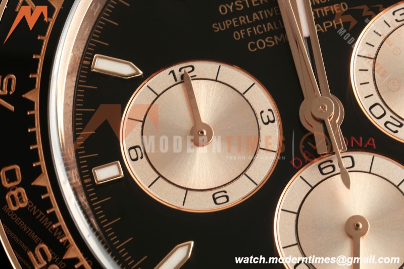 Rolex - Daytona 126515LN 40mm 904L Ceramic RG/RU Black/Stk ARF DD4131 | 롤렉스 - 데이토나 126515LN 40mm 904L 세라믹 RG/RU 블랙/Stk ARF DD4131