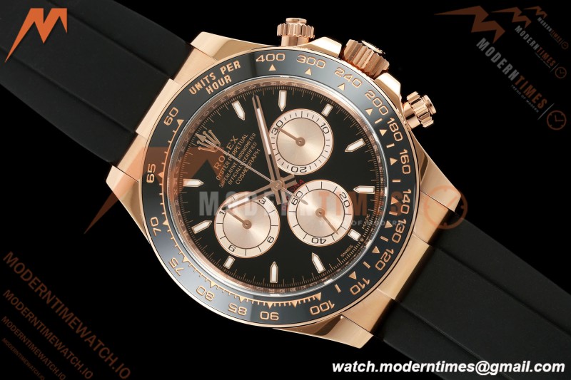 Rolex - Daytona 126515LN 40mm 904L Ceramic RG/RU Black/Stk ARF DD4131 | 롤렉스 - 데이토나 126515LN 40mm 904L 세라믹 RG/RU 블랙/Stk ARF DD4131