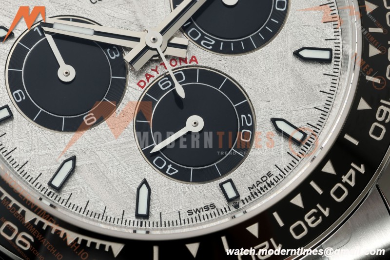 Rolex - Daytona 126519LN 40mm Gain Weight CER/WG/RU Grey/Blk/Stk Meteorite Dial 3CF DD4131