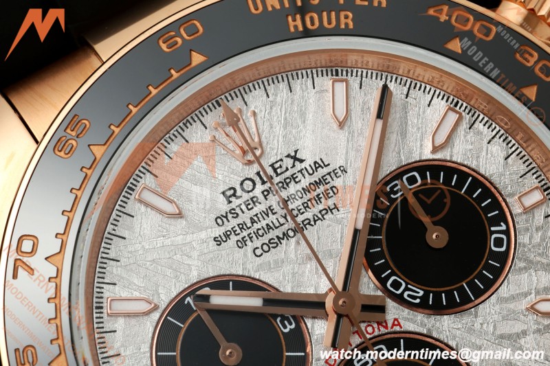 Rolex - Daytona 126515LN 40mm Gain Weight CER/RG/RU Grey/Blk/Stk Meteorite Dial 3CF DD4131 | 롤렉스 - 데이토나 126515LN 40mm 게인 웨이트 CER/RG/RU 그레이/블랙/스틸 운석 다이얼 3CF DD4131