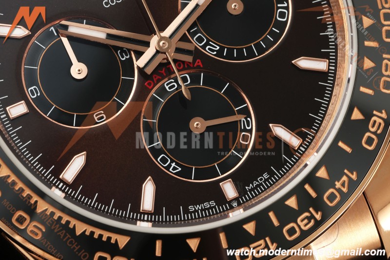 Rolex - Daytona 126515LN 40mm Gain Weight CER/RG/RU Choco/Blk/Stk 3CF DD4131 | 롤롤렉스 - 데이토나 126515LN 40mm 게인 웨이트 CER/RG/RU 초코/블랙/스틸 3CF DD4131