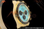 Rolex - Daytona 126518LN 40mm Gain Weight CER/YG/RU Blu/Blk Turquoise Dial 3CF DD4131