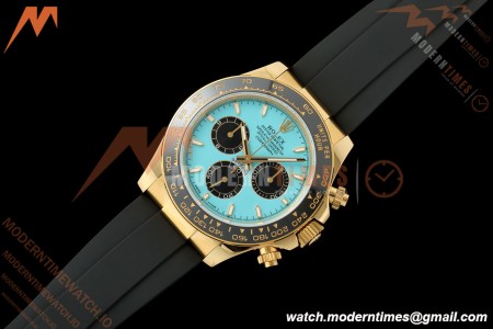 Rolex - Daytona 126518LN 40mm Gain Weight CER/YG/RU Blu/Blk Turquoise Dial 3CF DD4131 | 롤렉스 - 데이토나 126518LN 40mm 게인 웨이트 CER/YG/RU 블루/블랙 터키석 다이얼 3CF DD4131