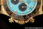 Rolex - Daytona 126518LN 40mm Gain Weight CER/YG/RU Blu/Blk Turquoise Dial 3CF DD4131