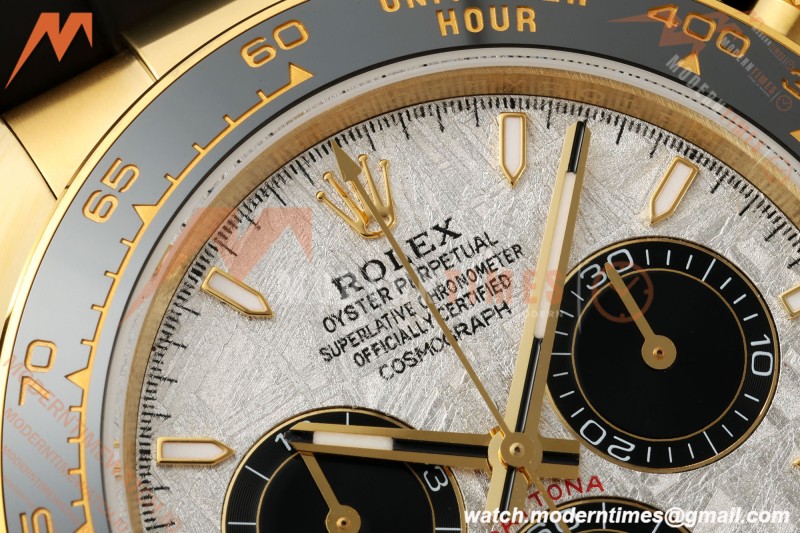 Rolex - Daytona 126518LN 40mm Gain Weight CER/YG/RU Grey/Blk/Stk Meteorite Dial 3CF DD4131 | 롤렉스 - 데이토나 126518LN 40mm 게인 웨이트 CER/YG/RU 그레이/블랙/스틸 운석 다이얼 3CF DD4131