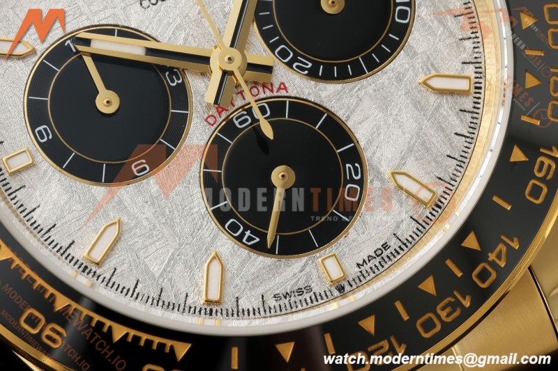 Rolex - Daytona 126518LN 40mm Gain Weight CER/YG/RU Grey/Blk/Stk Meteorite Dial 3CF DD4131 | 롤렉스 - 데이토나 126518LN 40mm 게인 웨이트 CER/YG/RU 그레이/블랙/스틸 운석 다이얼 3CF DD4131
