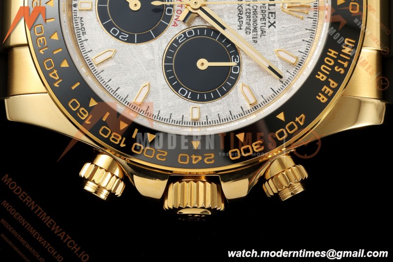 Rolex - Daytona 126518LN 40mm Gain Weight CER/YG/RU Grey/Blk/Stk Meteorite Dial 3CF DD4131 | 롤렉스 - 데이토나 126518LN 40mm 게인 웨이트 CER/YG/RU 그레이/블랙/스틸 운석 다이얼 3CF DD4131