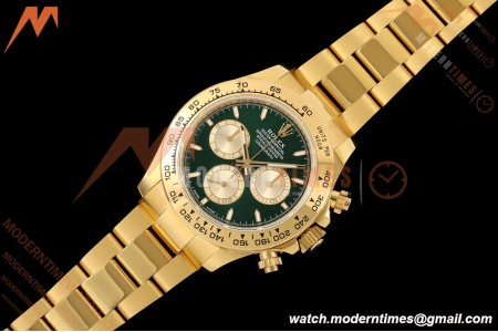 Rolex - Daytona 126508 40mm Gain Weight YG/YG Green/Gold/Stk 3CF DD4131