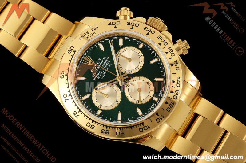 Rolex - Daytona 126508 40mm Gain Weight YG/YG Green/Gold/Stk 3CF DD4131