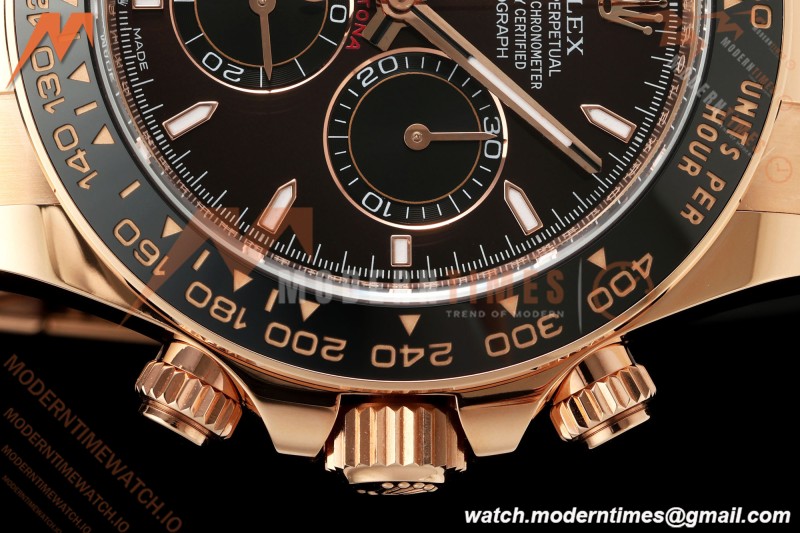 Rolex - Daytona 126515LN 40mm Gain Weight 904L Ceramic RG/RU Choco/Blk THBF SH4131 | 롤렉스 - 데이토나 126515LN 40mm 게인 웨이트 904L 세라믹 RG/RU 초코/블랙 THBF SH4131
