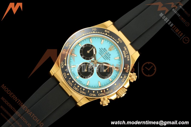 Rolex - Daytona 126518LN 40mm Gain Weight 904L Ceramic YG/RU Blu/Blk Turquoise Dial THBF SH4131 | 롤렉스 - 데이토나 126518LN 40mm 게인 웨이트 904L 세라믹 YG/RU 블루/블랙 터키석 다이얼 THBF SH4131
