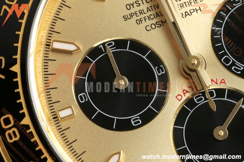 Rolex - Daytona 126518LN 40mm Gain Weight 904L Ceramic YG/RU Gold/Black THBF SH4131