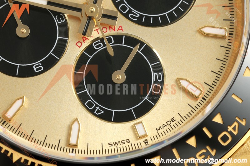 Rolex - Daytona 126518LN 40mm Gain Weight 904L Ceramic YG/RU Gold/Black THBF SH4131
