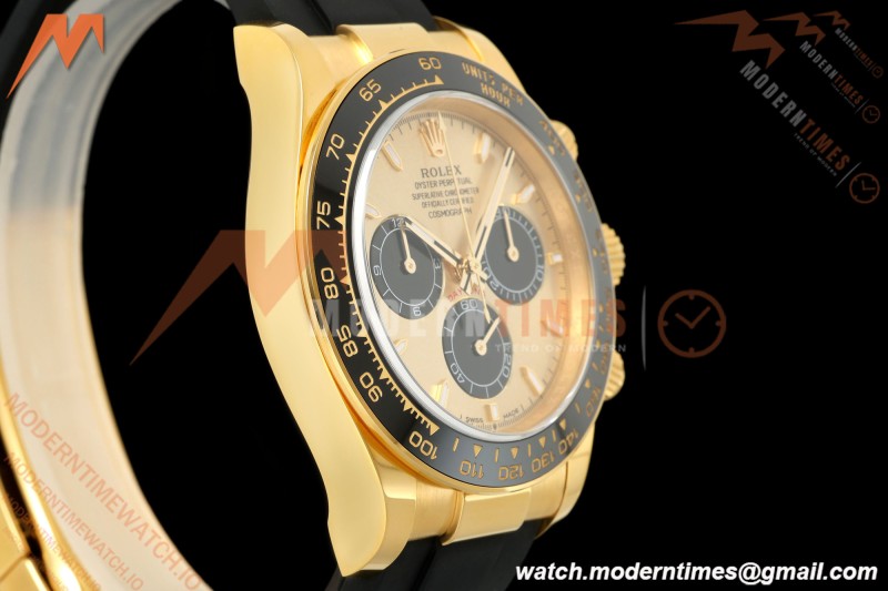 Rolex - Daytona 126518LN 40mm Gain Weight 904L Ceramic YG/RU Gold/Black THBF SH4131