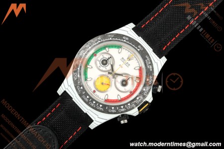 Rolex - Daytona 40mm DiW Ferrari Edition White Carbon Fiber FC/NY Red/Grn/Yelw White Dial DIWF DD4801