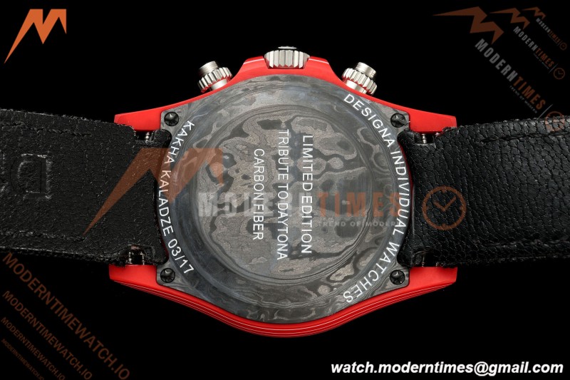 Rolex - Daytona 40mm DiW x KAKHA KALADZE Red Carbon Fiber FC/NY Red Dial DIWF DD4801