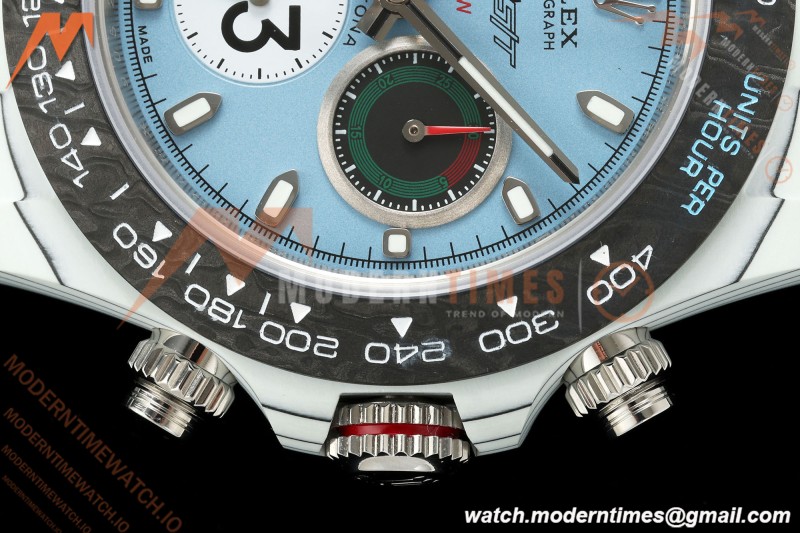 Rolex - Daytona 40mm DiW Porsche 911 S/T White Carbon Fiber FC/NY Blue Dial DIWF DD4801