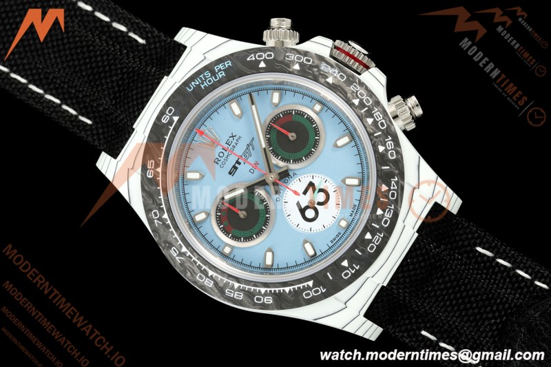 Rolex - Daytona 40mm DiW Porsche 911 S/T White Carbon Fiber FC/NY Blue Dial DIWF DD4801