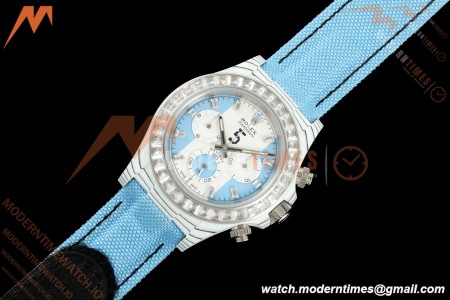 Rolex - Daytona 40mm DiW Leandro Paredes White Carbon Fiber FC/DIA/NY Baby Blue Dial DIWF DD4801