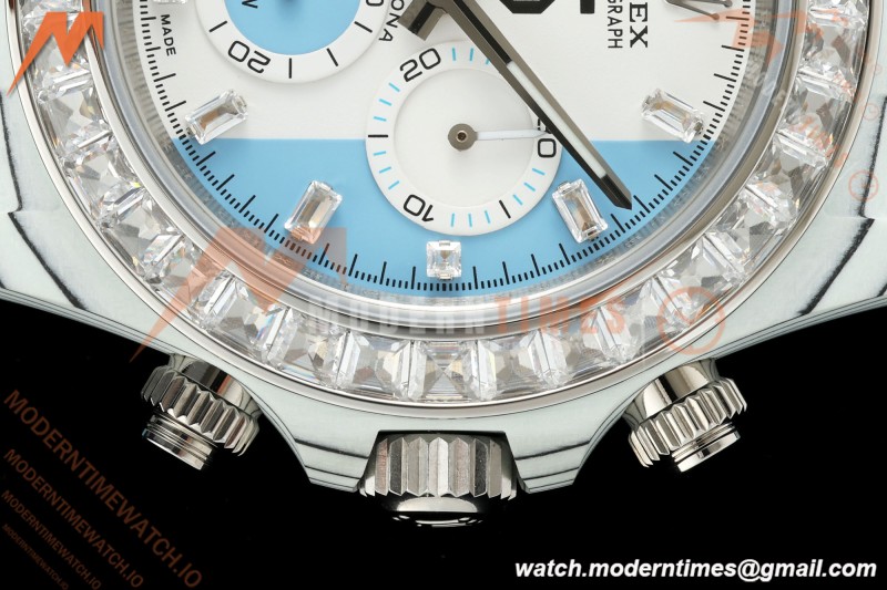 Rolex - Daytona 40mm DiW Leandro Paredes White Carbon Fiber FC/DIA/NY Baby Blue Dial DIWF DD4801 | 롤렉스 - 데이토나 40mm DiW 레안드로 파레데스 화이트 카본 파이버 FC/Dia/NY 베이비 블루 다이얼 DIWF DD4801