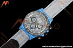 Rolex - Daytona 40mm DiW Liquid Titanium Dial Blue Carbon Fiber FC/NY Grey Arabic Dial DIWF DD4801 | 롤렉스 - 데이토나 40mm DiW 리퀴드 티타늄 다이얼 블루 카본 파이버 FC/NY 그레이 아라비아 다이얼 DIWF DD4801