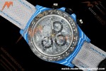 Rolex - Daytona 40mm DiW Liquid Titanium Dial Blue Carbon Fiber FC/NY Grey Arabic Dial DIWF DD4801 | 롤렉스 - 데이토나 40mm DiW 리퀴드 티타늄 다이얼 블루 카본 파이버 FC/NY 그레이 아라비아 다이얼 DIWF DD4801