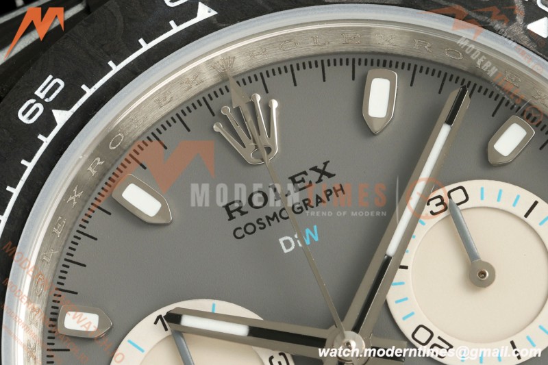 Rolex - Daytona 40mm DiW Ghost Racer Black Carbon Fiber FC/NY Grey Dial DIWF DD4801 | 롤렉스 - 데이토나 40mm DiW 고스트 레이서 블랙 카본 파이버 FC/NY 그레이 다이얼 DIWF DD4801