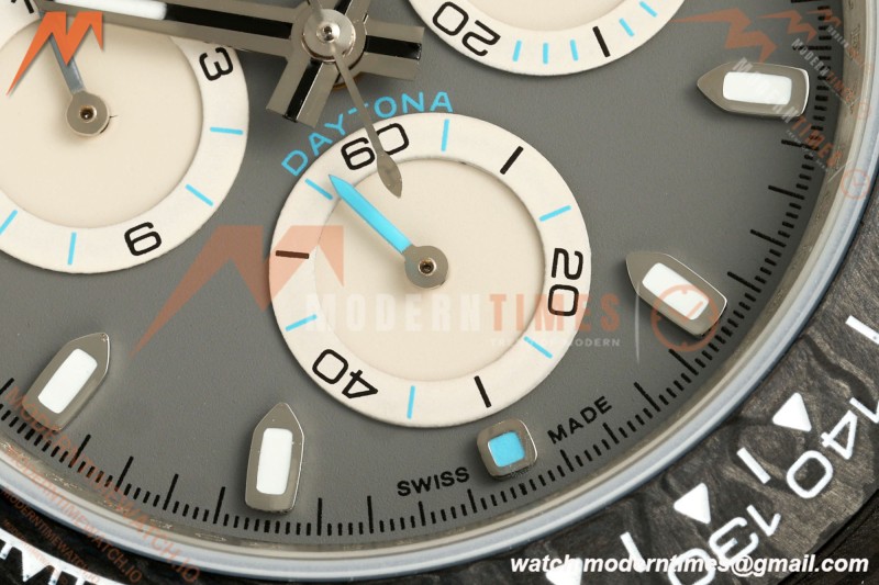 Rolex - Daytona 40mm DiW Ghost Racer Black Carbon Fiber FC/NY Grey Dial DIWF DD4801 | 롤렉스 - 데이토나 40mm DiW 고스트 레이서 블랙 카본 파이버 FC/NY 그레이 다이얼 DIWF DD4801