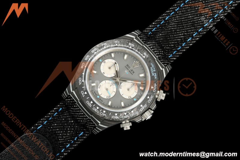 Rolex - Daytona 40mm DiW Ghost Racer Black Carbon Fiber FC/NY Grey Dial DIWF DD4801 | 롤렉스 - 데이토나 40mm DiW 고스트 레이서 블랙 카본 파이버 FC/NY 그레이 다이얼 DIWF DD4801