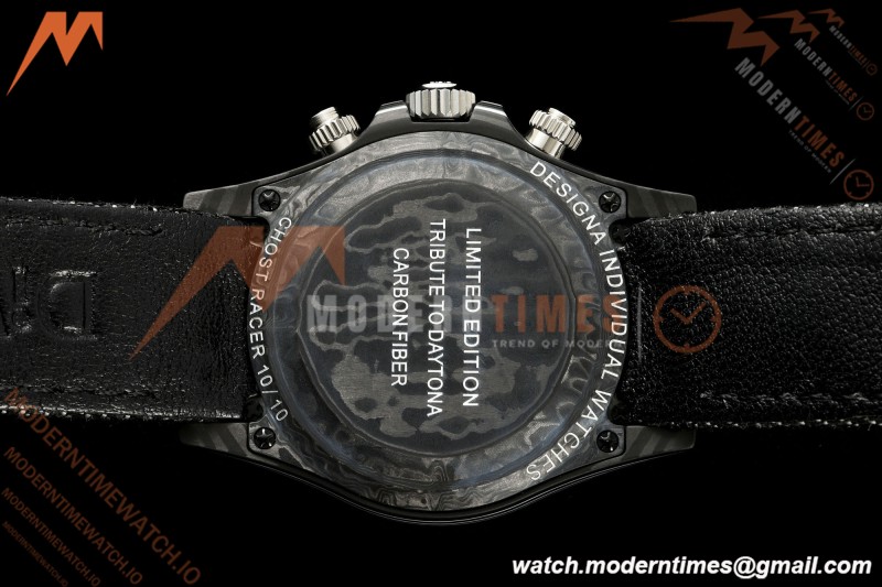 Rolex - Daytona 40mm DiW Ghost Racer Black Carbon Fiber FC/NY Grey Dial DIWF DD4801 | 롤렉스 - 데이토나 40mm DiW 고스트 레이서 블랙 카본 파이버 FC/NY 그레이 다이얼 DIWF DD4801