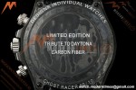 Rolex - Daytona 40mm DiW Ghost Racer Black Carbon Fiber FC/NY Grey Dial DIWF DD4801 | 롤렉스 - 데이토나 40mm DiW 고스트 레이서 블랙 카본 파이버 FC/NY 그레이 다이얼 DIWF DD4801