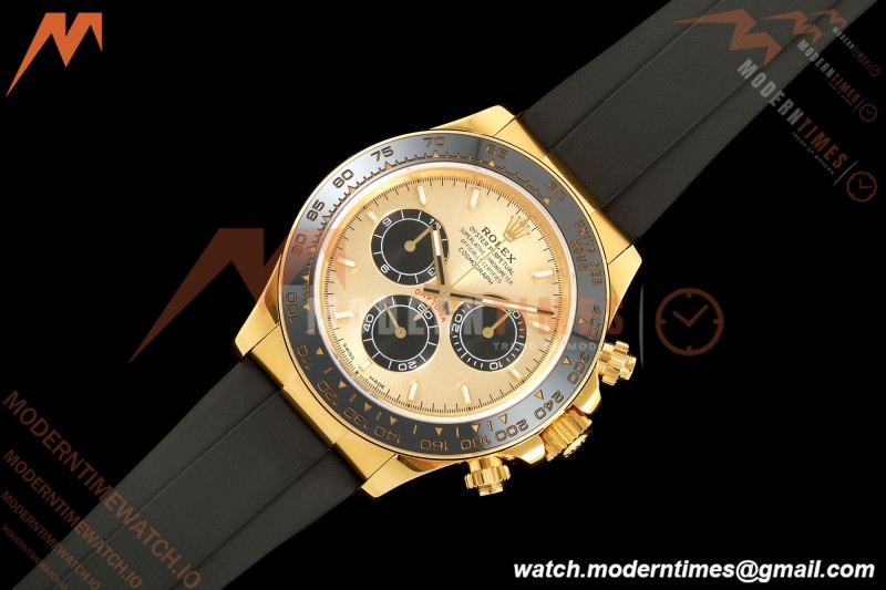 Rolex - Daytona 126518LN 40mm Gain Weight 904L Ceramic YG/RU Gold/Black TMF SH4131